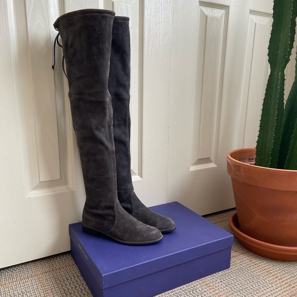 STUART WEITZMAN lowlander Grey Boots size 7 - Picture 14 of 15